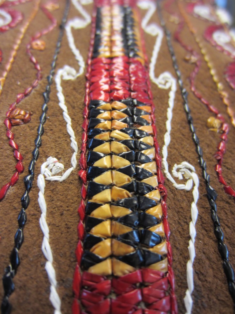 House Close up of Lally Quills bag-min