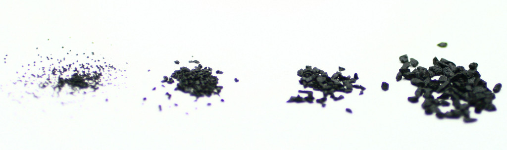 Black Powder, fine to course